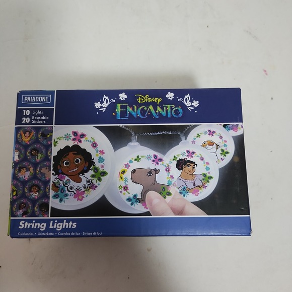 2 Boxes Disney ENCANTO Set‎ of 10 Light Hanging String Lights Reusable Stickers - Picture 2 of 16